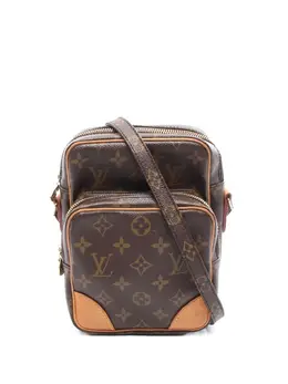 Louis Vuitton Pre-Owned: Коричневая сумка через плечо 