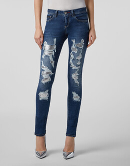 Philipp Plein: Зауженные джинсы 