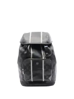 Louis Vuitton Pre-Owned: Чёрный рюкзак 