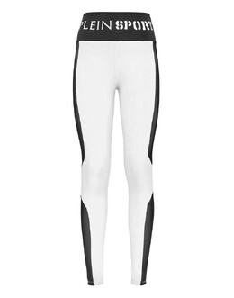 Plein Sport: Белые легинсы 