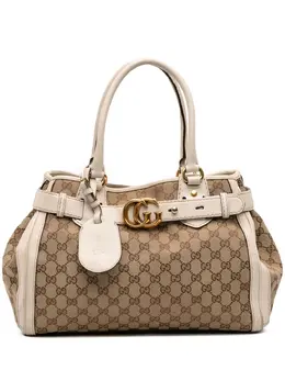 Gucci Pre-Owned: Коричневая сумка-шоппер 