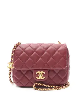 CHANEL Pre-Owned: Красная сумка через плечо 