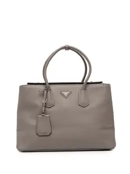 Prada Pre-Owned: Серая сумка 