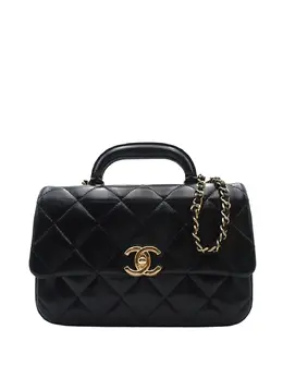 CHANEL Pre-Owned: Чёрная сумка 
