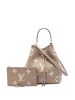 Louis Vuitton Pre-Owned: Двухцветная сумка 