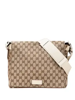 Gucci Pre-Owned: Коричневая сумка через плечо 