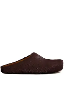 Marni: Тёмные сабо  Fussbett