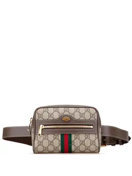 Gucci Pre-Owned: Коричневая поясная сумка 