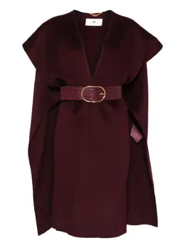Elisabetta Franchi: Плащ из шерсти 