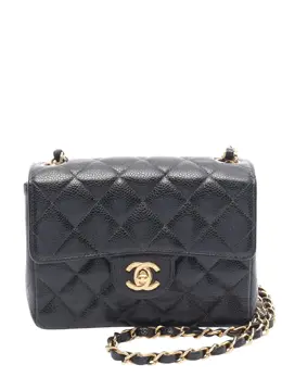 CHANEL Pre-Owned: Чёрная сумка через плечо 