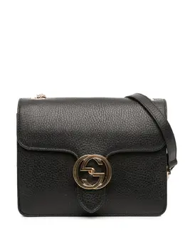 Gucci Pre-Owned: Чёрная сумка через плечо 