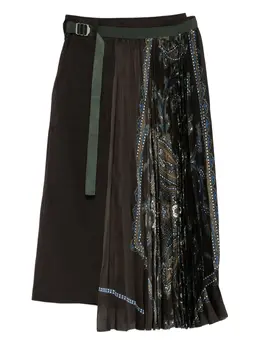 sacai: Юбка с принтом 