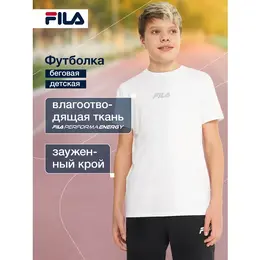Fila: Белая футболка 
