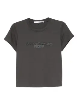 Alexander Wang: Тёмная футболка 