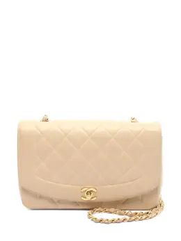 CHANEL Pre-Owned: Бежевая сумка 