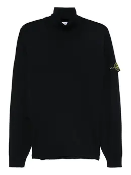 Stone Island: Чёрный свитер 
