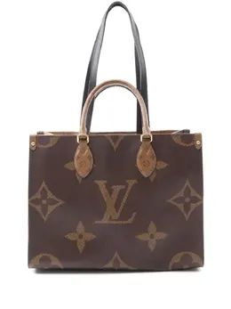 Louis Vuitton Pre-Owned: Коричневая сумка-шоппер 