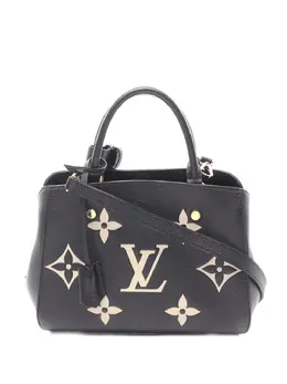 Louis Vuitton Pre-Owned: Чёрная сумка-шоппер 