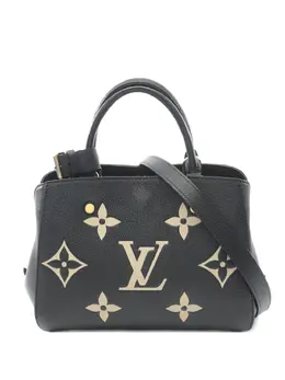 Louis Vuitton Pre-Owned: Чёрная сумка-шоппер 