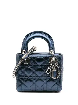 Christian Dior Pre-Owned: Голубая сумка 