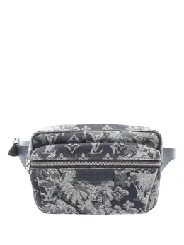 Louis Vuitton Pre-Owned: Голубая поясная сумка 