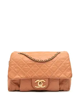 CHANEL Pre-Owned: Оранжевая сумка 