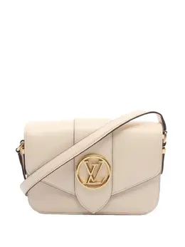 Louis Vuitton Pre-Owned: Белая сумка через плечо 
