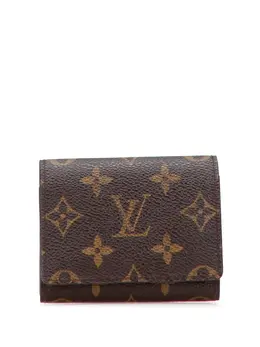 Louis Vuitton Pre-Owned: Коричневый картхолдер 