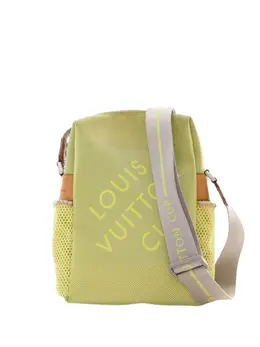 Louis Vuitton Pre-Owned: Зелёная сумка через плечо 