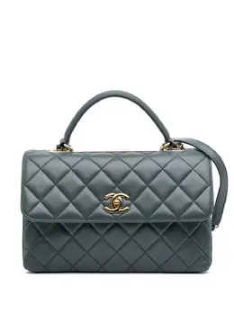 CHANEL Pre-Owned: Серая сумка на руку 