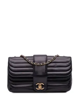 CHANEL Pre-Owned: Чёрная сумка через плечо 