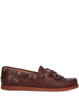 Valentino Garavani: Коричневые лоферы 