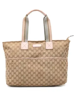 Gucci Pre-Owned: Коричневая сумка-шоппер 