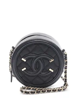 CHANEL Pre-Owned: Чёрная сумка 