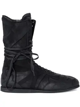 Ann Demeulemeester: Чёрные кроссовки 