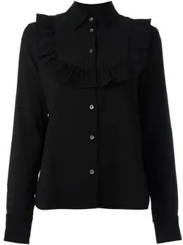 Maison Kitsuné: Чёрная рубашка 