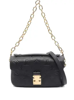 Louis Vuitton Pre-Owned: Чёрная сумка через плечо 