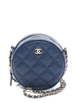 CHANEL Pre-Owned: Синяя сумка 