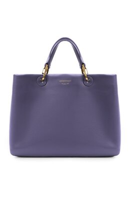 Emporio Armani: Фиолетовая сумка 