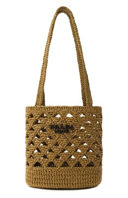 Prada: Сумка цвета хаки 