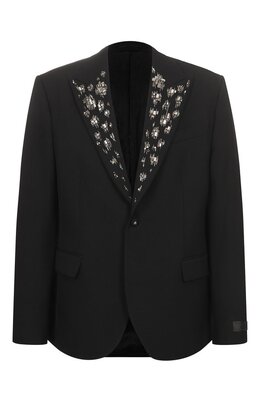 Versace: Пиджаки из шерсти 