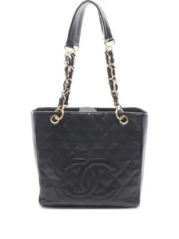 CHANEL Pre-Owned: Чёрная сумка 
