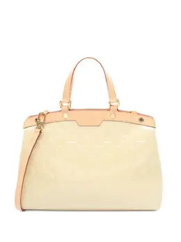 Louis Vuitton Pre-Owned: Бежевая сумка-шоппер 