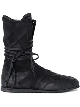 Ann Demeulemeester: Чёрные кроссовки 