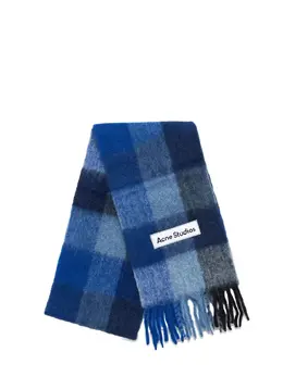 Acne Studios: Синий шарф 