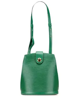 Louis Vuitton Pre-Owned: Зелёная сумка 