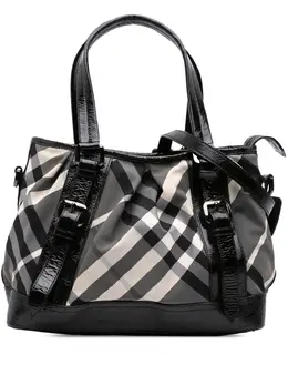 Burberry Pre-Owned: Чёрная сумка 