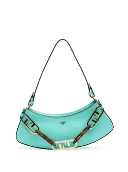 Fendi Pre-Owned: Голубая сумка 
