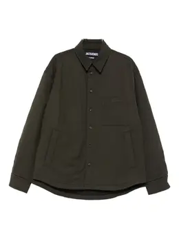 Jacquemus: Рубашка цвета хаки 