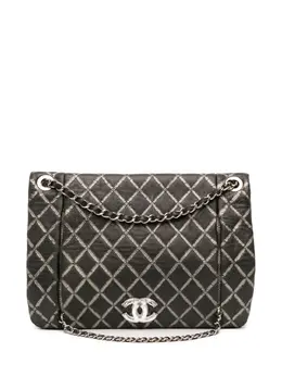 CHANEL Pre-Owned: Чёрная сумка 
